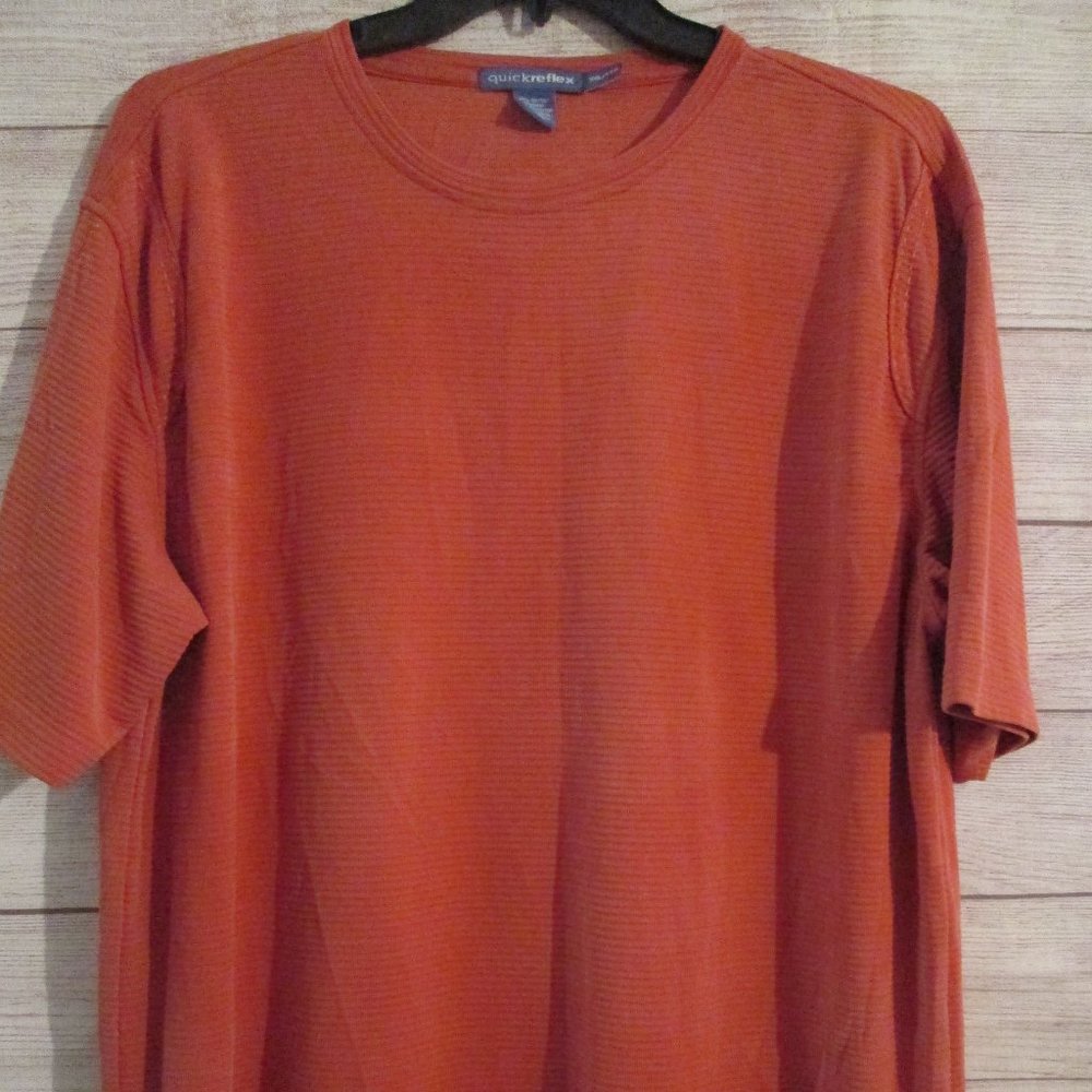 quickreflex Men's XXL Shirt Short Sleeve V-Neck